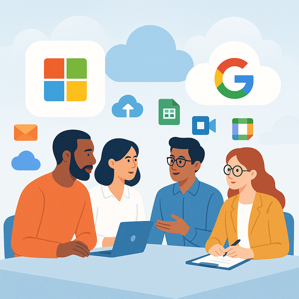 Microsoft 365 o Google Workspace Qué es mejor para una ONG